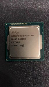 CPU インテル Intel Core I7-4790 プロセッサー 中古 動作未確認 ジャンク品 - A45