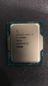 CPU インテル Intel Core I7-12700KF プロセッサー 中古 動作未確認 ジャンク品 - A48