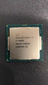 CPU インテル Intel Core I7-8086K プロセッサー 中古 動作未確認 ジャンク品 - A93