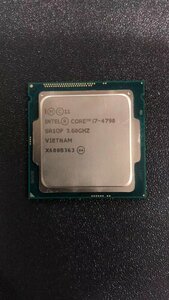 CPU インテル Intel Core I7-4790 プロセッサー 中古 動作未確認 ジャンク品 - A91
