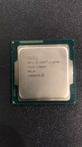 CPU インテル Intel Core I7-4770K プロセッサー 中古 動作未確認 ジャンク品 - A104