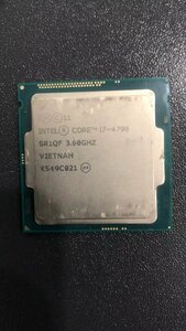 CPU インテル Intel Core I7-4790 プロセッサー 中古 動作未確認 ジャンク品 - A127