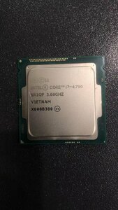 CPU インテル Intel Core I7-4790 プロセッサー 中古 動作未確認 ジャンク品 - A139