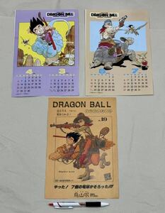 ドラゴンボール 1986カレンダー 他ポスター 鳥山明 孫悟空 レア ジャンプ