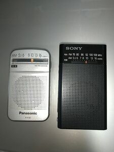 Panasonic SONY コンパクトラジオ ジャンク品