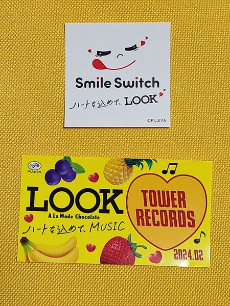 TOWER RECORDS ×『ルック』オリジナルステッカー