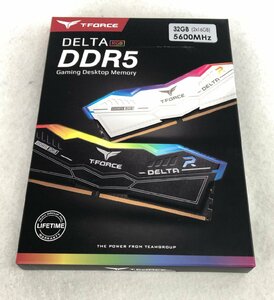 ☆未使用品☆【未開封】PCメモリ Team RGB DDR5 5600Mhz(PC5-44800) 16GB×2 DELTA Black TEAMGROUP