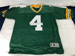 ★中古品★ユニフォームTシャツ NFL グリーンベイ・パッカーズ ブレット・ファーヴ XLサイズ STARTER