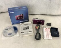 ★ジャンク品★デジタルカメラ PowerShot SX210 IS PSSX210IS（PR） パープル Canon キヤノン_画像1