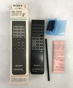 ★ジャンク品★ディスクマン専用リモコン RM-DM1 SONY ソニー