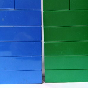 レゴデュプロ  基本ブロック 4色 赤、黄色、青、緑 2×2 各10個、2×4 各5個 計60個セットの画像7