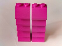 LEGO レゴ スロープ　傾斜　2×2 　10個セット　マゼンタ_画像2