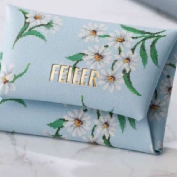FEILER フェイラーマルチケース 美人百花付録 小物入れ コインケース 化粧ポーチ 財布 マーガレット柄