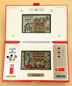  стоимость доставки 520 иен рабочий товар Nintendo nintendo GAME&WATCH Game & Watch MICKEY&DONALD Mickey & Дональд DM-53 мульти- экран Game & Watch 