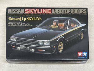 当時物 難あり未組立 タミヤ 1/24 スポーツカーシリーズNo.28 スカイライン 2000RS ハードトップ ブラックスペシャル プラモデル 小鹿田宮