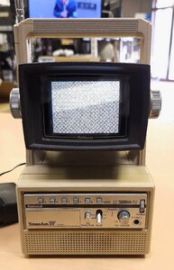  electrification * sand storm has confirmed National National in-vehicle color tv TransAmIV TR-4CT1 electrification present condition 86 year made Showa Retro Vintage Vintage 