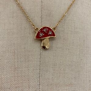 キノコ ネックレス きのこ ネックレス アクセサリー