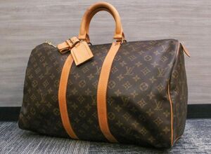 良品 ルイヴィトン M41428 モノグラム キーポル45 ハンドバッグ ボストン LOUIS VUITTON