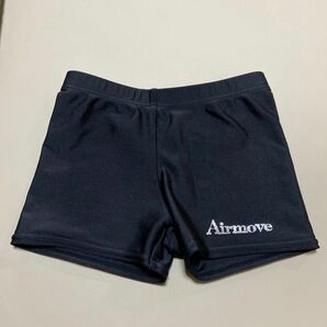 Airmove エアムーブ　スパッツ　一分丈　ブラック　体操女子　