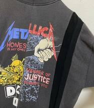 送料230円〜 Rewritable/リライタブル METALLICA/メタリカ リメイク バンドTシャツ バンT Tシャツ/カットソー size L_画像10