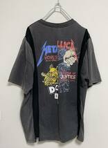 送料230円〜 Rewritable/リライタブル METALLICA/メタリカ リメイク バンドTシャツ バンT Tシャツ/カットソー size L_画像2