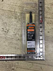 【中古品】■レターパック発送　TRUSCO 超硬ステンレスホールカッター 17mm TTG17 /IT4ENKGQ3KU8裏