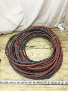 [ secondhand goods ] gas welding hose approximately 20m red black set /ITZCWBXTKFK0