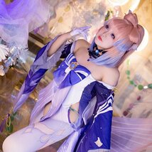 品質保証★ 原神 げんしん 珊瑚宮心海(さんごのみやここみ) コスプレコスプレ衣装 ウィッグ付き イベントハロウィン コスチューム 丨_画像2