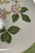 ウェッジウッド ワイルドストロベリー フルリム プレート グリーン　WEDGWOOD 皿　お皿　ウエッジウッド_画像7