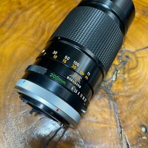 ３え６◆Canon ZOOM LENS FD 80-200mm F4 L キャノン FDマウント 1:4 S.S.Cの画像7