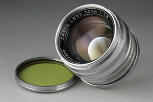 実写テスト済み Canon 50mm f1.8 ライカマウント キヤノン 単焦点 LTM Leica Lマウント L39 M39 キャノン Serenar #148