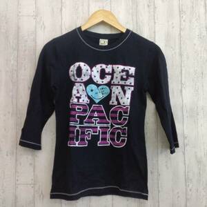 [1 jpy ~] new goods Ocean Pacific( Ocean Pacific ) T-shirt 7 minute sleeve thermal storage heat insulation material temperature control function black L size 