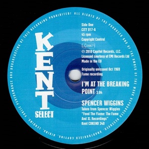 Spencer Wiggins / I’m At The Breaking Point ♪ Make Me Yours (Kent City)