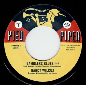 Nancy Wilcox / Gamblers Blues ♪ Lorraine Chandler / I Hear Music (Pied Piper)