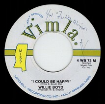 Willie Boyd / I Could Be Happy (Vimla) same flip_画像2