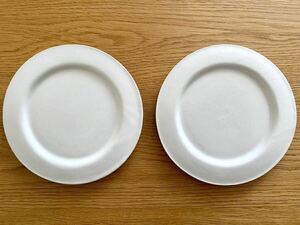 山本亮平/白瓷型打5.5寸リムプレート2枚組 /デザート皿
