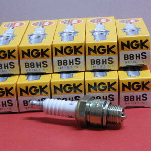 NGK B8HS マッハ750SS SS500H2 NGKスパークプラグB8HS 10本 送料370円の画像1