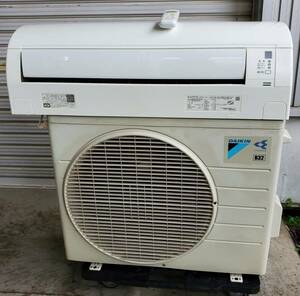 【Y652】直接引取歓迎/ダイキン/DAIKIN/ルームエアコン/室外機/リモコン付き/AN22VES-W/AR22VES/6畳用/2018年/冷暖房