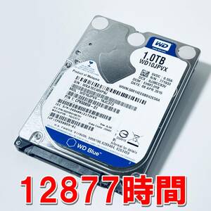 【HDD 1TB】WD Blue 2.5インチ 9.5ｍｍ ハードディスク 使用時間12877時間　[VP8J1000HD108]