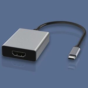 最終値下げ！！！デザインがシンプルで、コンパクトな USB C-HDMIアダプター！