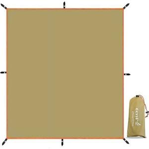 *270x270cm_ khaki * ground sheet leisure seat waterproof both sides waterproof tent seat [90/145/180/210/240/270/300cm] water-proof pressure 3000mm