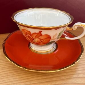 大倉陶園 カップ ソーサー コーヒーカップ ロイヤルローズの画像2
