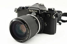 ジャンク品 Nikon FE 一眼レフ フィルムカメラ & Nikon Zoom-NIKKOR 43～86mm 1:3.5 レンズ付き_画像2