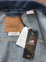 新品未使用 Levi's MADE IN THE USA 3rd型 Type3型 デニム トラッカー size: S 19790-0002 リーバイス アメリカ製 米国製 Gジャン_画像5