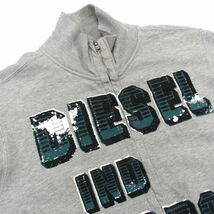 定価2万7000円●DIESEL ディーゼル スウェット ジップ ジャケット カーディガン メンズ Sサイズ 春物 ミリタリー 正規品 1円スタート_画像8