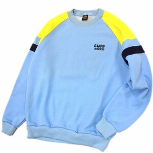 美品 VINTAGE●CLUB adidas クラブ アディダス 80’S スウェット トレーナー ジャージ オールドアディダス 春物 メンズ レトロ 古着 正規品