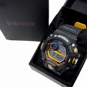 美品 定価5万5500円●CASIO G-SHOCK 腕時計 レンジマン 電波 Gショック RANGEMAN GW-9400YJ-1JF ブラック メンズ ミリタリー 正規品