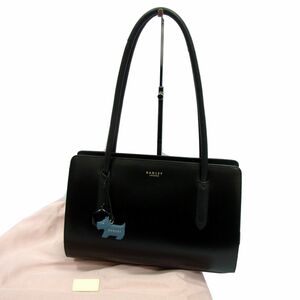 美品 定価3万円■RADLEY LONDON リバプール ストリート レザー トートバッグ チャーム付き 肩掛け レディース ラドリー ロンドン