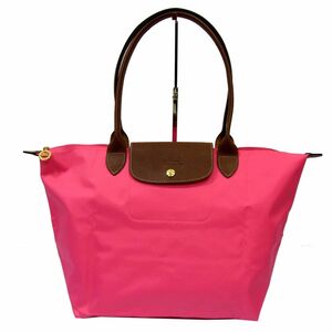 美品■LONGCHAMP ロンシャン ルプリアージュ トートバッグ 折り畳み 軽量 コンパクト収納 レディース 1円スタート