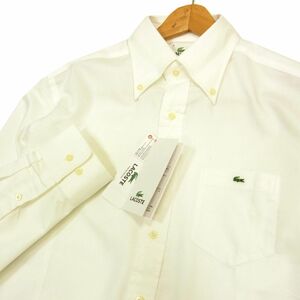 新品◆LACOSTE ラコステ ボタンダウン 長袖シャツ メンズ 春物 1円スタート